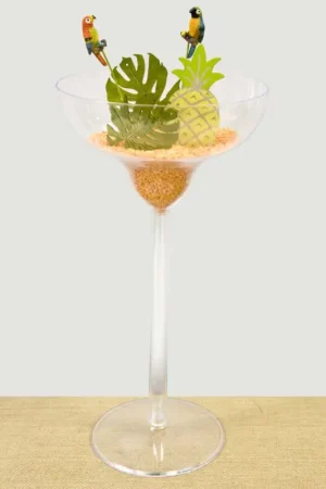 Vase Coupe champagne en plastique 48cm Super Prix