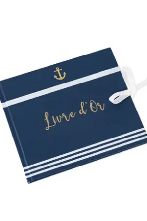 Bon Marché Livre d'or Marine Ancre Or