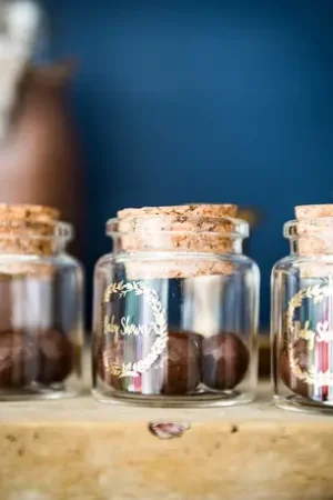 Fiole en verre Baby shower Or Must-Have