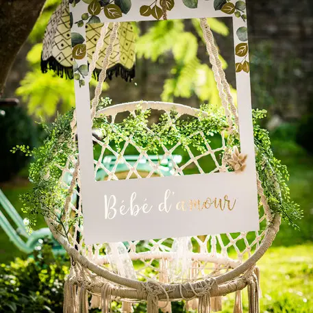 Kit photobooth Bébé d'Amour avec cadre géant Soldes