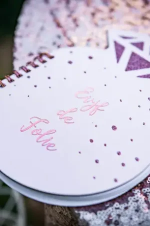 Livre d'or Diamant EVJF Rose gold Bon Marché