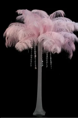 Plume d'Autruche Rose Géante 55-60cm Must-Have