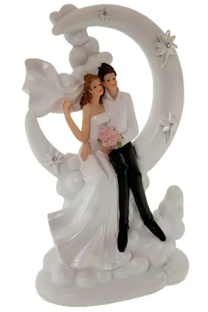 Couple de mariés sur la Lune Marque