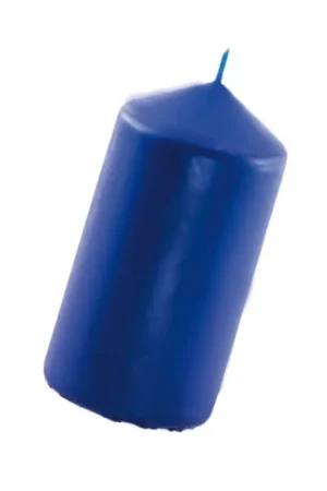 Bougie cylindrique Bleu roi 10cm Achat Immédiat
