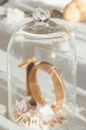 Retour Gratuit Grande cloche en verre mariage