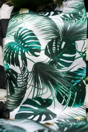 Chemin de table Satin Tropical Vente Directe