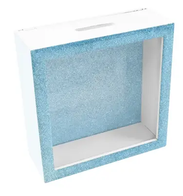 Boite a message paillettée Bleu Ciel Prix Bas