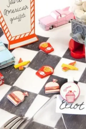 Prix Promo Chemin de table intissé Intissé Damier