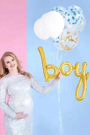 Expédition Rapide Ballon Mylar BOY Or
