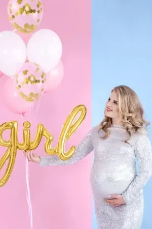 Nouvel Arrivage Ballon Mylar Girl Or