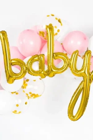 Ballon Mylar Baby Or Super Prix