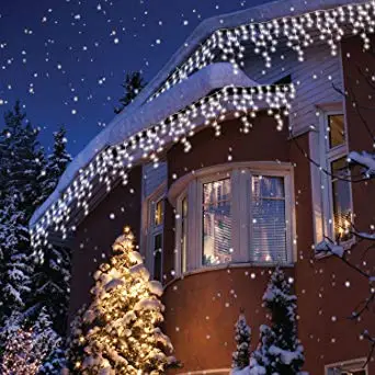 Guirlande lumineuse stalactite Blanc Froid 3m Vente Flash