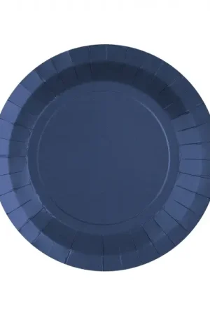 Petite assiette en carton ronde Bleu Roi x 10 pièces Seulement Aujourd'hui