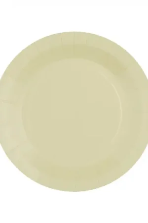 Offre Spéciale Petite assiette en carton ronde Ivoire x 10 pièces