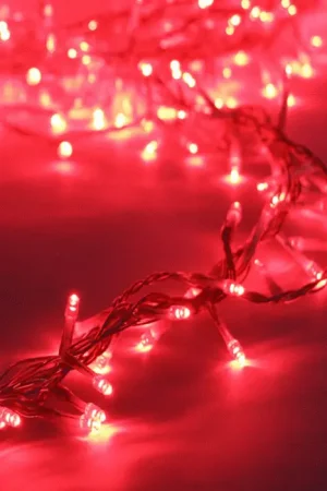 Guirlande Lumineuse de Noel 50 LED Rouge Nouveauté