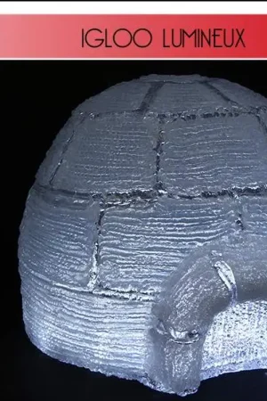Igloo lumineux acrylique a pile Must-Have