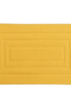 Tapis de bain pas cher Jaune 50x85cm Authentique