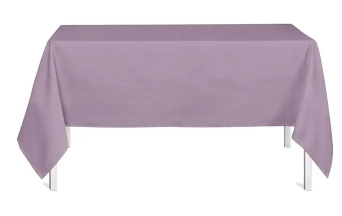 Soldes Nappe rectangle Parme 150x250 100% polyester