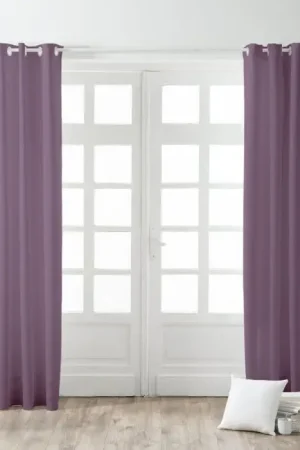 Rideau Occultant à Oeillets Parme 140 x 260 cm Prix Choc