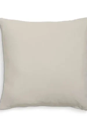 Dernière Chance Coussin deco Ivoire 40x40cm 100% coton