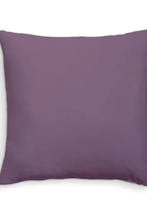 Coussin dehoussable 60x60 Parme 100% coton Certifié