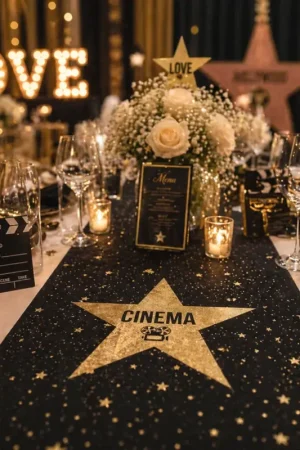 Chemin de table Hollywood Cinema Produit De Marque
