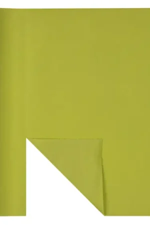 Chemin de table voie seche luxe Vert anis Populaire