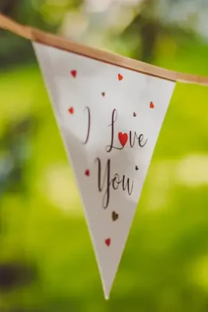 Guirlande en papier I Love You Acheter En Ligne