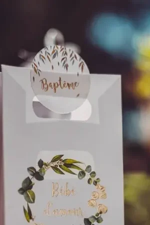 Jusqu'à Épuisement Des Stocks 24 Stickers Baptême Vegetal