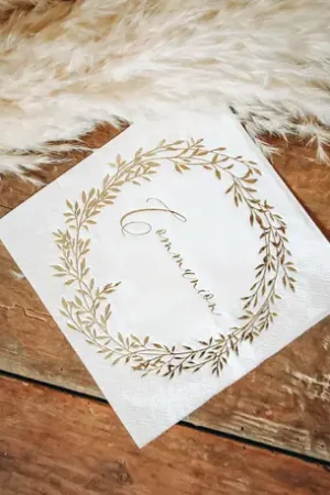 Jusqu'à Épuisement Des Stocks Serviette en papier Communion Jolis Brins x 16 pièces