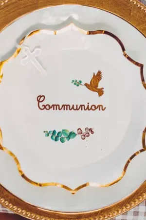Meilleur Prix Lot de 8 Assiettes Carton Communion
