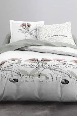 Authentique Housse de couette pas cher 240x260 Secret Garden