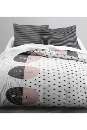 Housse de couette pas cher 240x260 Pop Smile Paiement Sécurisé