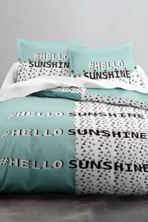 Housse de couette pas cher 240x260 Hello Sunshine Must-Have