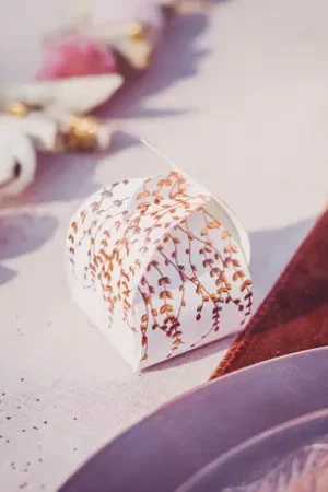 Offre Du Jour Boite dragees vegetal rose gold x 10 pièces