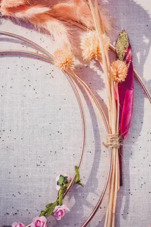 Acheter Direct Centre de table Couronne métal rose gold