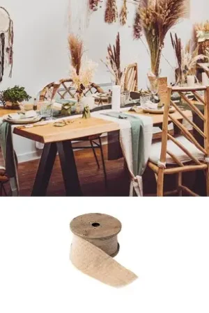 Satisfait Ou Remboursé Ruban gaz de coton Beige 3m