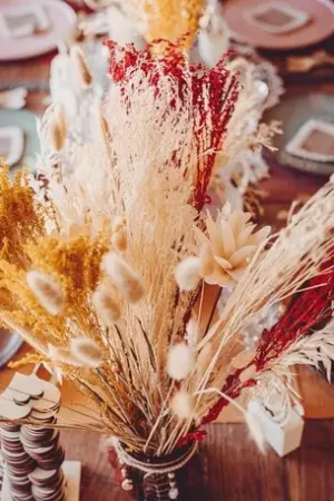 Bouquet de brindille séchées Marsala Achat Immédiat