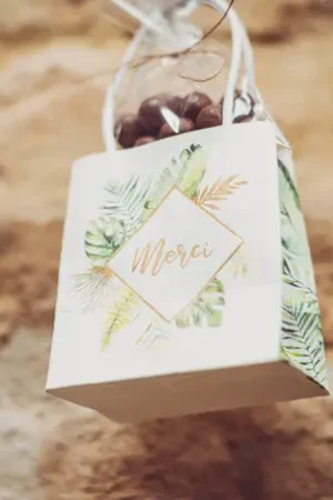Dernière Chance 6 Sacs cadeaux Merci Tropical