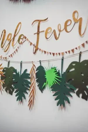 Nouveauté Guirlande deco de salle Jungle Fever