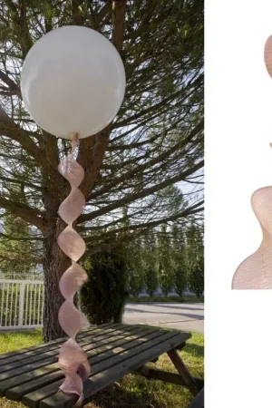 Ruban plissé Rose gold pour déco de salle mariage Certifié