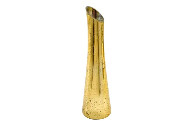 Bon Marché Vase soliflore métallisé Or 26cm