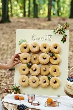 Présentoir Donuts en bois naturel Meilleur Choix
