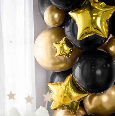 Must-Have Ballon gonflable brillant luxe Or x 50 pièces