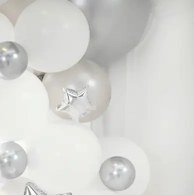 Meilleur Prix Ballon gonflable brillant luxe Argent x 50 pièces