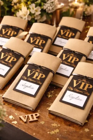 Marque place VIP avec ruban x 10 pièces Livraison Express
