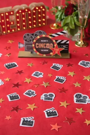 Commande En Gros Confettis de table Hollywood x 50 pièces