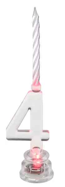 Offre Du Jour Bougie LED Anniversaire Chiffre 4