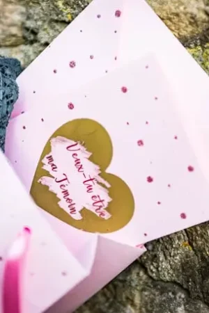 2 Cartes a gratter Veux tu être ma Temoin Prix Choc