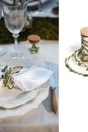 Ruban mariage original vegetal Offre Spéciale